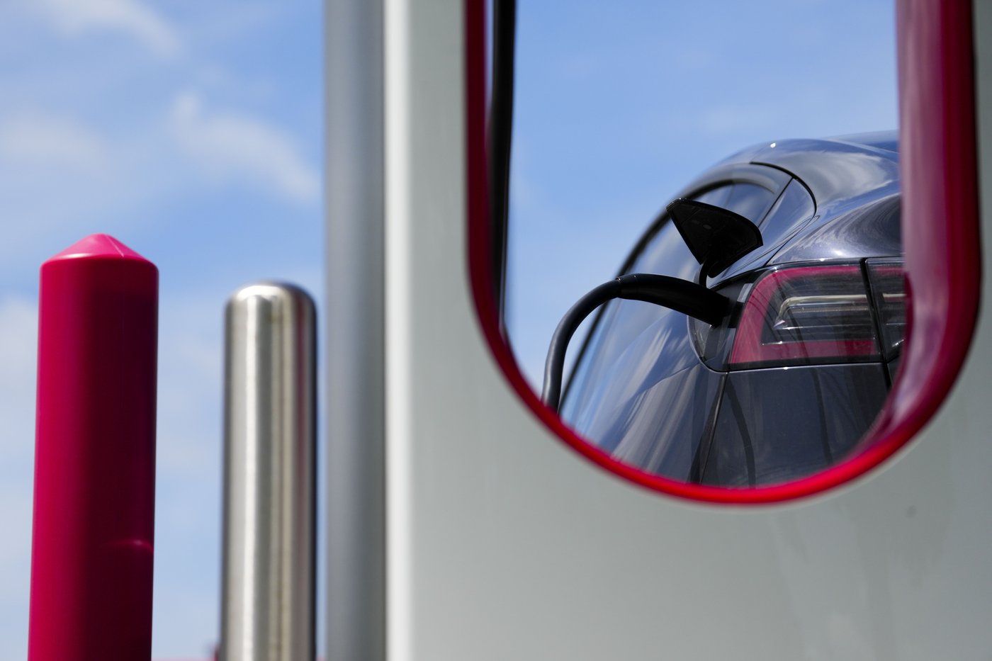 Less than one in five federally funded EV charging stations are